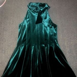 Green Velvet Dress Christmas